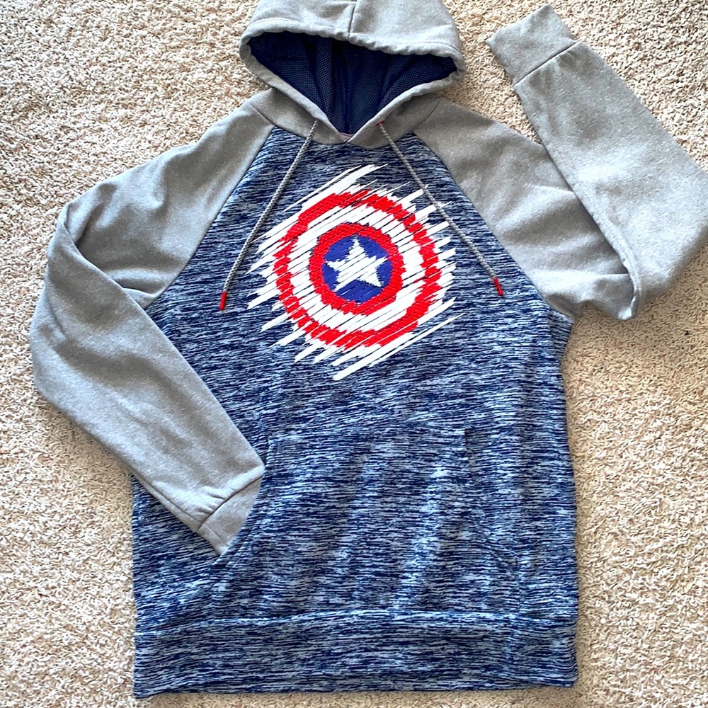🇺🇸CAPTAIN AMERICA Marvel Hoodie Medium Mens